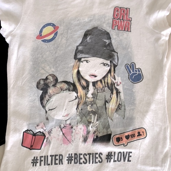 2 girls tee shirt bundle - Picture 2 of 4